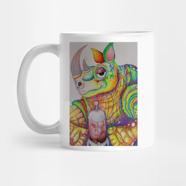 Coffee Rhino by fun chaos amy